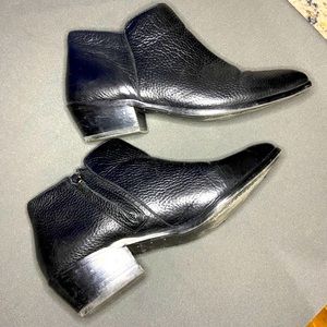 Sam Edelman Black Leather Ankle Boots 7.5